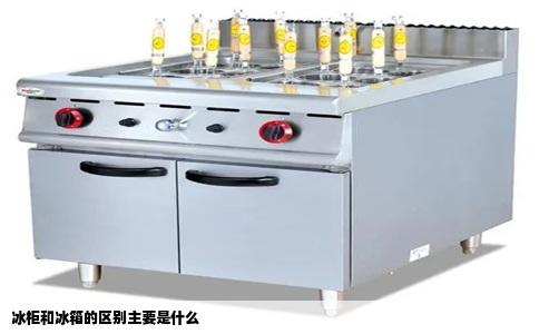 冰柜和冰箱的区别主要是什么