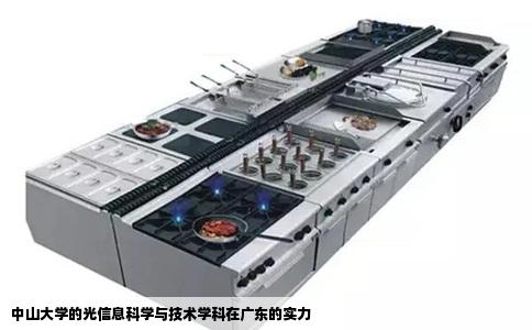 中山大学的光信息科学与技术学科在广东的实力