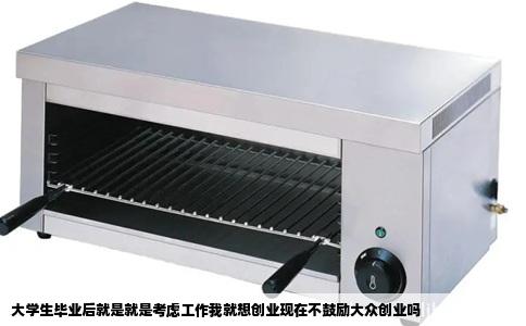 大学生毕业后就是就是考虑工作我就想创业现在不鼓励大众创业吗