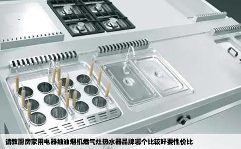 请教厨房家用电器抽油烟机燃气灶热水器品牌哪个比较好要性价比