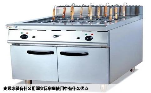 变频冰箱有什么用呢实际家庭使用中有什么优点