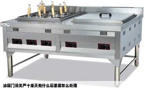 冰箱门没关严十来天有什么后果要怎么处理