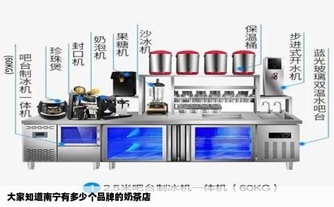 大家知道南宁有多少个品牌的奶茶店