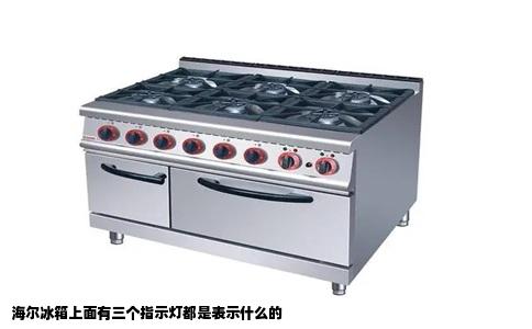 海尔冰箱上面有三个指示灯都是表示什么的