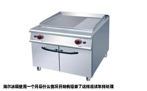 海尔冰箱使用一个月后什么情况开始有噪音了这样应该怎样处理