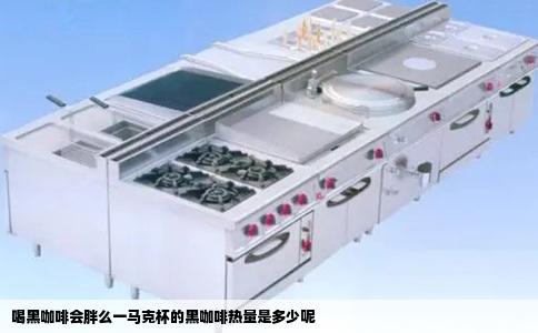 喝黑咖啡会胖么一马克杯的黑咖啡热量是多少呢