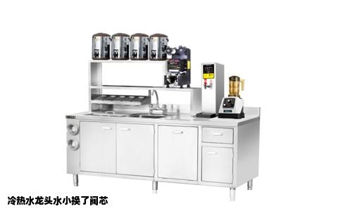 冷热水龙头水小换了阀芯