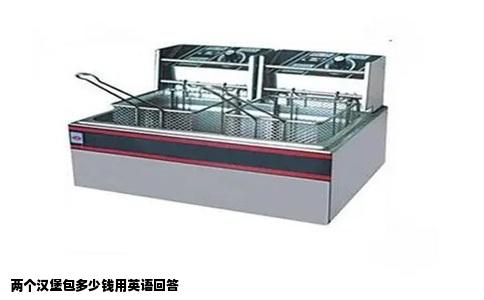 两个汉堡包多少钱用英语回答