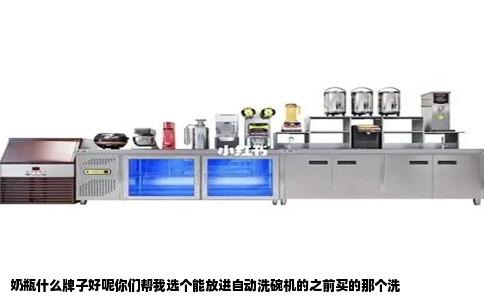 奶瓶什么牌子好呢你们帮我选个能放进自动洗碗机的之前买的那个洗