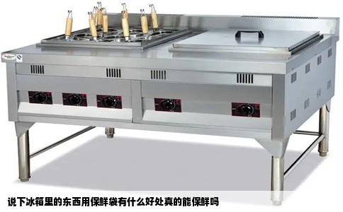 说下冰箱里的东西用保鲜袋有什么好处真的能保鲜吗