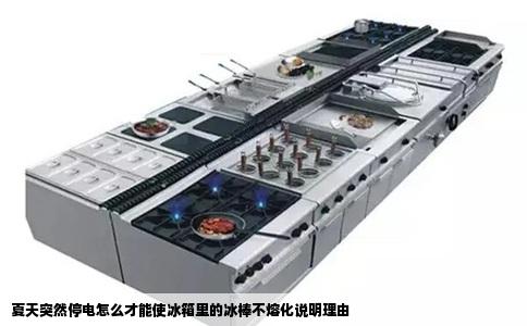 夏天突然停电怎么才能使冰箱里的冰棒不熔化说明理由